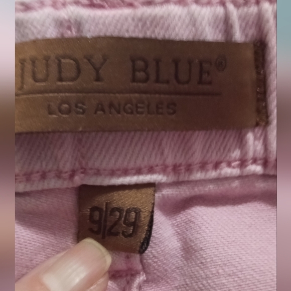 Judy Blue Pink Ankle & Cropped Jeans - Picture 3 of 6